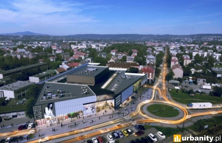 Wizualizacja centrum handlowego ShopIn w Jaśle