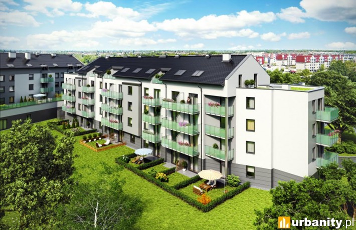 Wizualizacja projektu Skarbowców II we Wrocławiu
