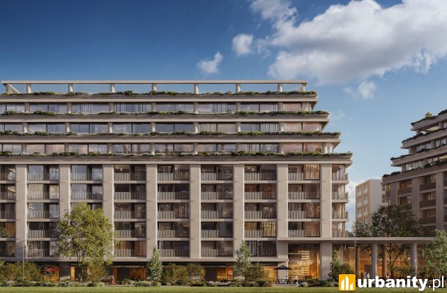 Projekt inwestycji Noho One w Warszawie, wiz. materiały inwestora