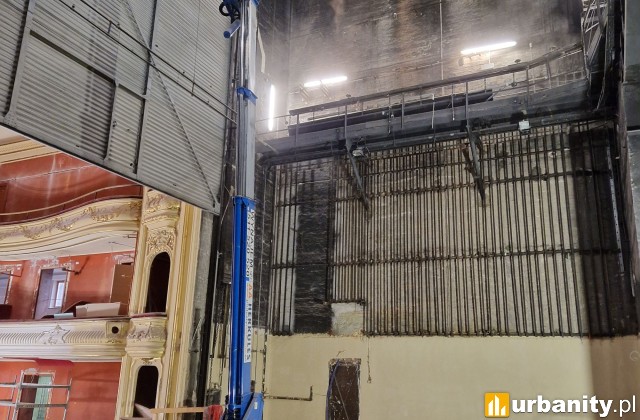 Tak obecnie wyglądają prace budowlane w Oprze Śląskiej, fot. Alstal