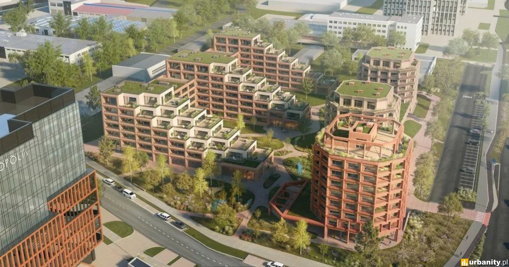 Trzy wieże na rzucie ośmiokąta. Śmiały projekt w centrum Łodzi