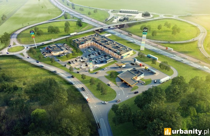 Projekt parku handlowego Quick Park w Sulechowie