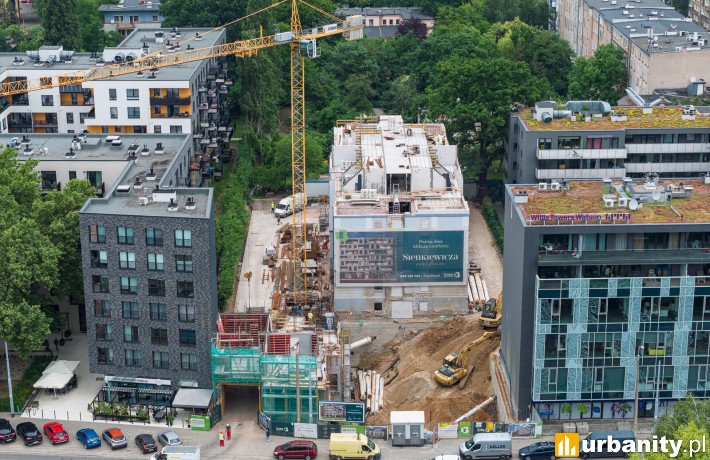 Sienkiewicza Résidence - tak obecnie wygląda postęp prac budowlanych, fot. Bouygues Immobilier