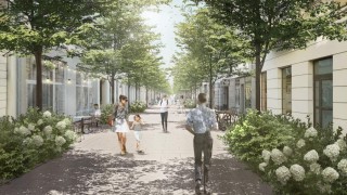Chmielna po rewitalizacji, wiz. ZTP Warszawa