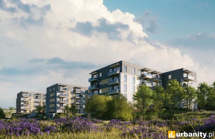 Osiedle Via Flora w Gdańsku, wizualizacja, wiz. materiały dewelopera