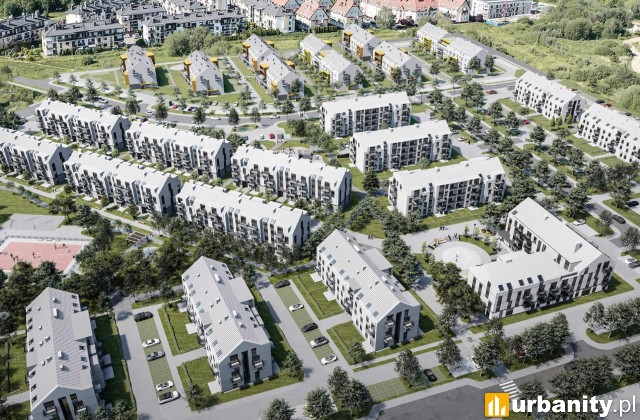 Wrzosowe Wzgórze w Szczecinie, wiz. materiały dewelopera