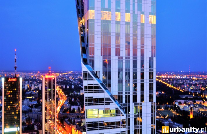 Gotowy wieżowiec Złota 44 w Warszawie