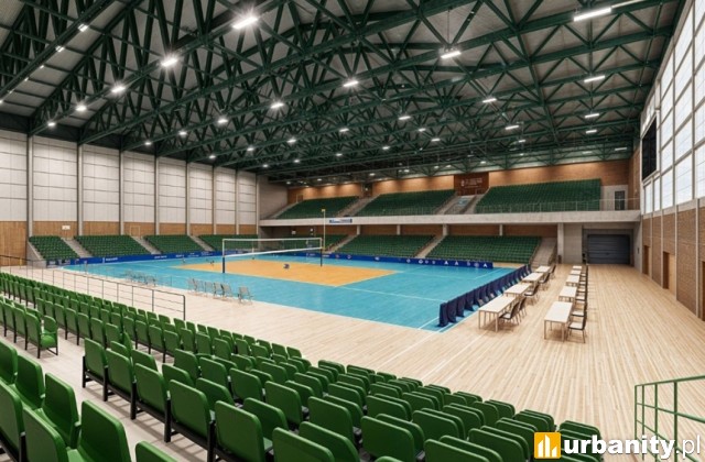 Projekt Areny Ursynów po modernizacji, wiz. mat. prasowe UM Warszawa