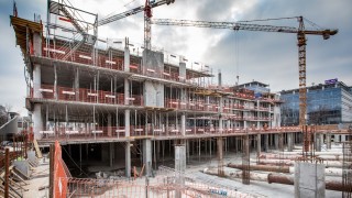 Duńczycy w nowoczesnym biurowcu na Mokotowie