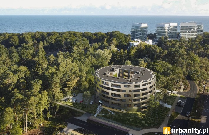 Blue Bay Międzyzdroje, projekt inwestycji, wiz. materiały inwestora