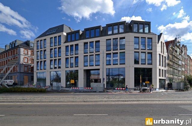 Tak wyglądała budowa obiektu przy rzeźniczej w 2020 roku, , fot. alsen strasse 67