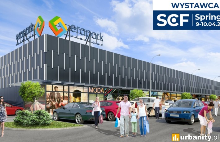 Era Park Handlowy w Kosakowie koło Gdyni, wizualizacja, wiz. materiały inwestora