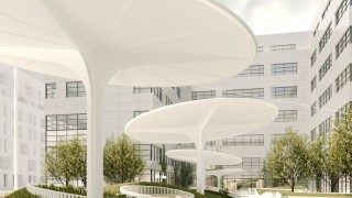 Biurowce przy Cybernetyki 7 przechodzą remont