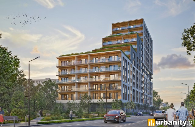 Katowicka Residence, wizualizacja, wiz. materiały dewelopera
