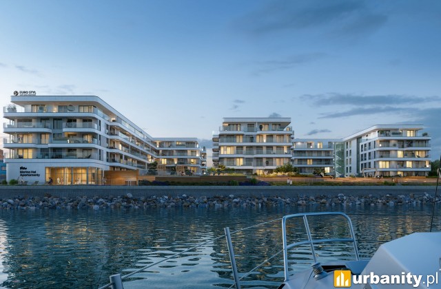 Marina Hel Apartamenty, wizualizacja, wiz. materiały dewelopera