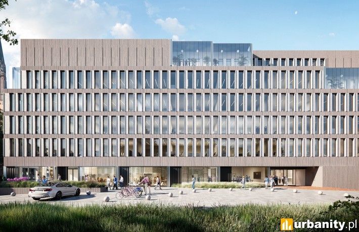 Projekt biurowca Moderna w centrum Katowic