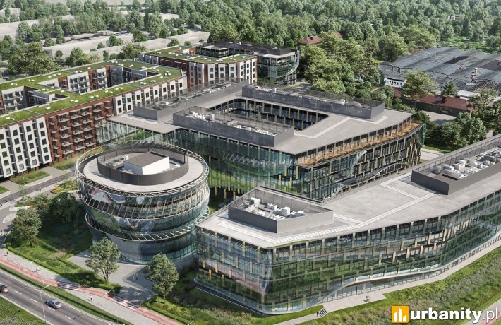Kompleks biurowy Ocean Office Park na krakowskim Zabłociu, fot. materiały prasowe