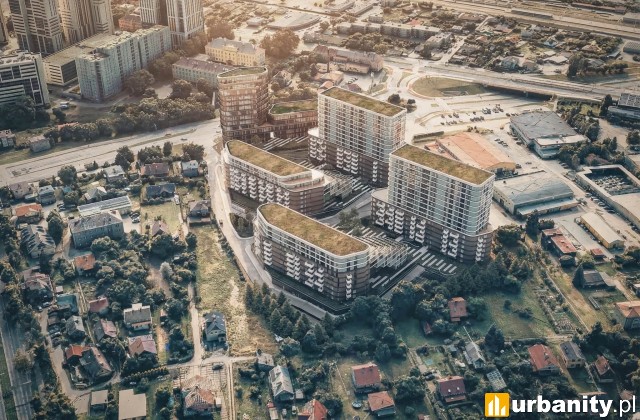 Nawet 55 metrów wysokości i ponad 750 mieszkań. Nowa koncepcja inwestycji, wiz. loesch+partnerzy  architektura