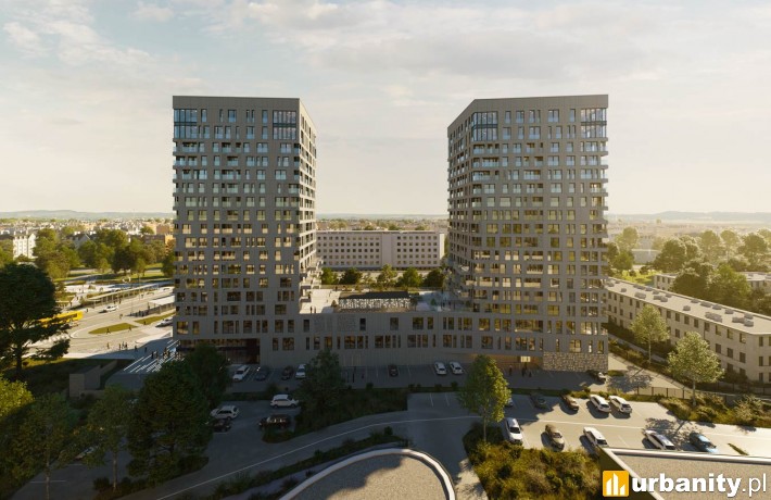 Projekt kompleksu przy Sokolskiej 30 w Katowicach