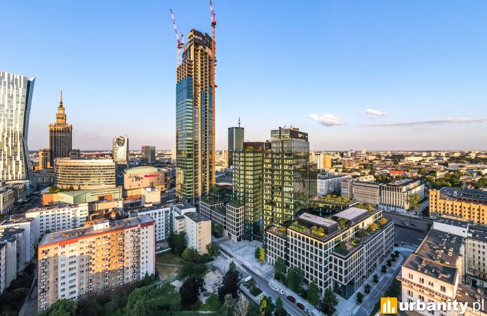 Realizacja inwestycji Varso Place - sierpień 2020 r.