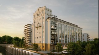 Elewator we Wrocławiu - projekt inwestycji, wiz. materiały dewelopera