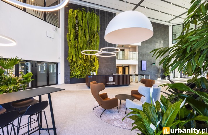 Nowe lobby biurowca Eurocentrum-Alfa, fot. materiały inwestora
