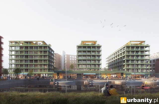 Stocznia Centrum Gdańsk coraz bliżej inwestycji na terenie Młodego Miasta, wiz. JEMS Architekci