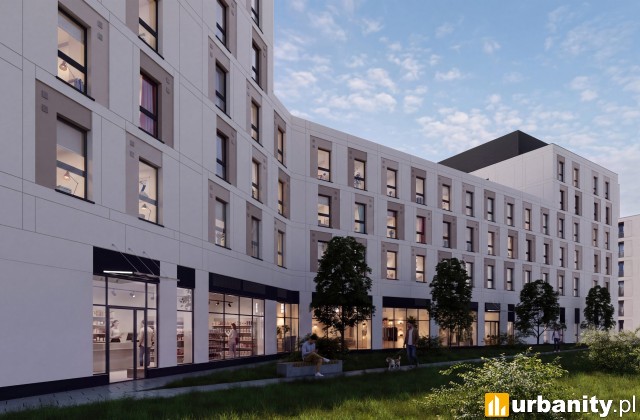 Nowy dom studencki StudentSpace na warszawskim Mokotowie, wiz. materiały inwestora