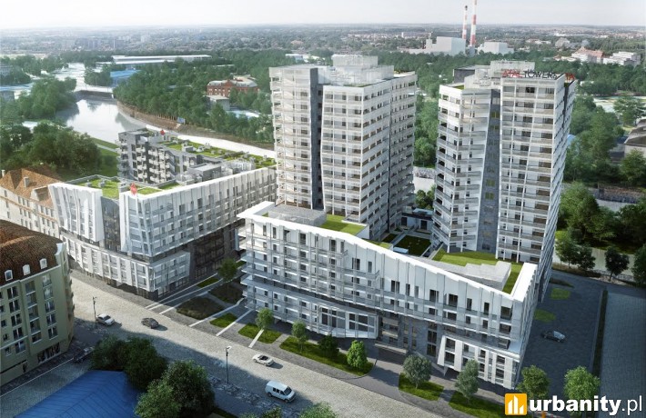 Wizualizacja inwestycji Atal Towers we Wrocławiu