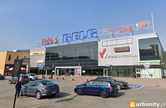 Centrum handlowe Belg do rozbiórki, fot. google maps