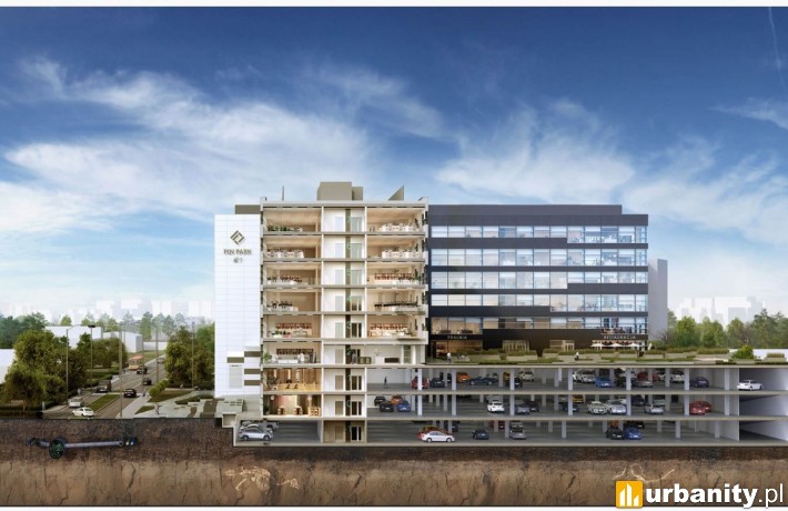 Biurowiec Pin Park we Wrocławiu - wizualizacja