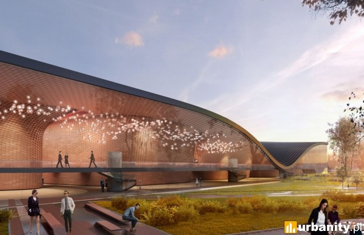 Projekt budynku Centrum Muzyki w Krakowie