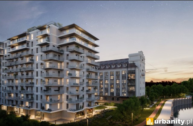 Elewator we Wrocławiu - projekt inwestycji, wiz. materiały dewelopera