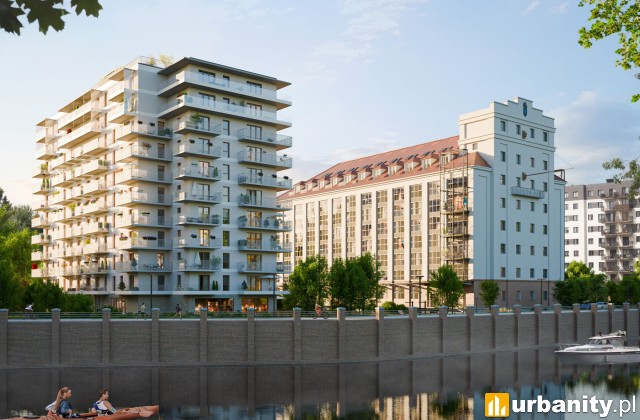 Elewator we Wrocławiu - projekt inwestycji, wiz. materiały dewelopera