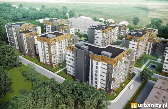 Projekt osiedla Francuska Park w Katowicach
