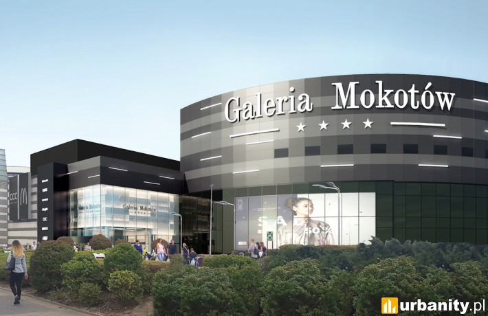 Nowy wygląd Galerii Mokotów w Warszawie