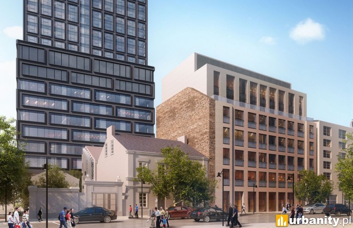 Projekt wieżowca Liberty Tower w Warszawie
