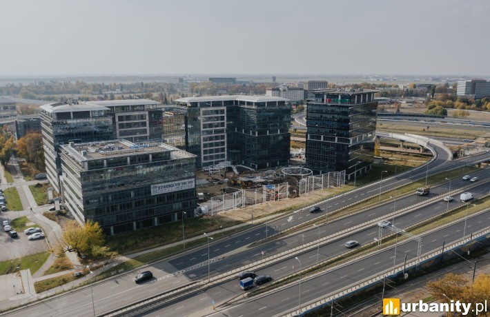 Marynarska Business Park widok z drona, fot. materiały prasowe