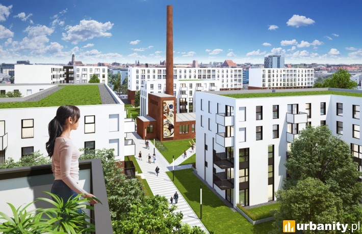 Wizualizacja osiedla Nowa Kolejowa we Wrocławiu
