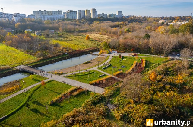 Park Enklawa na warszawskim Mokotowie, fot. Skanska