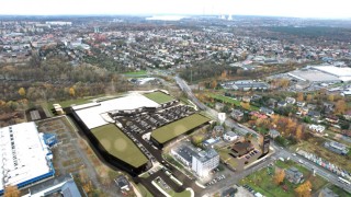 Nowy park handlowy przy Żorskiej w Rybniku, wiz. materiały inwestora