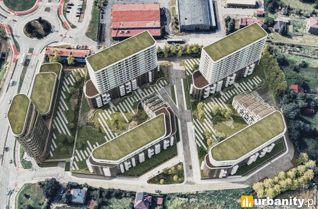 Nawet 55 metrów wysokości i ponad 750 mieszkań. Nowa koncepcja inwestycji, wiz. loesch+partnerzy  architektura