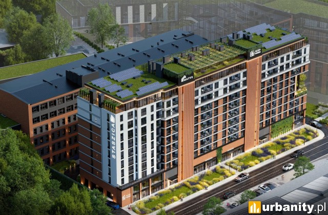 Projekt inwestycji Silver Garden w Szczecinie, wiz. materiały inwestora