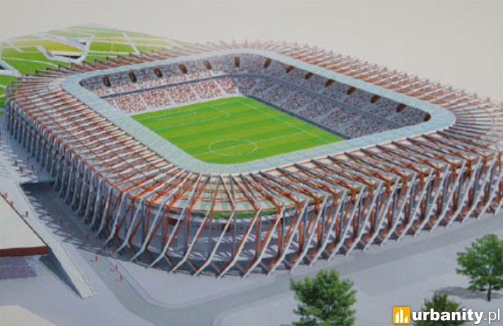 Wizualizacja nowego stadionu w Białymstoku