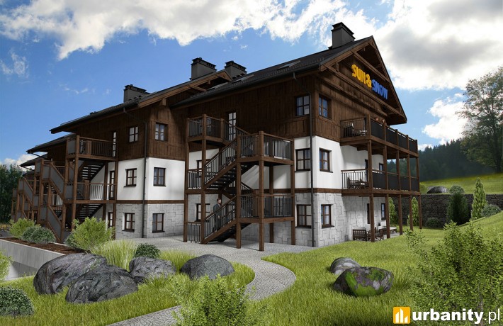 Sun & Snow Residence w Karpaczu - wizualizacja