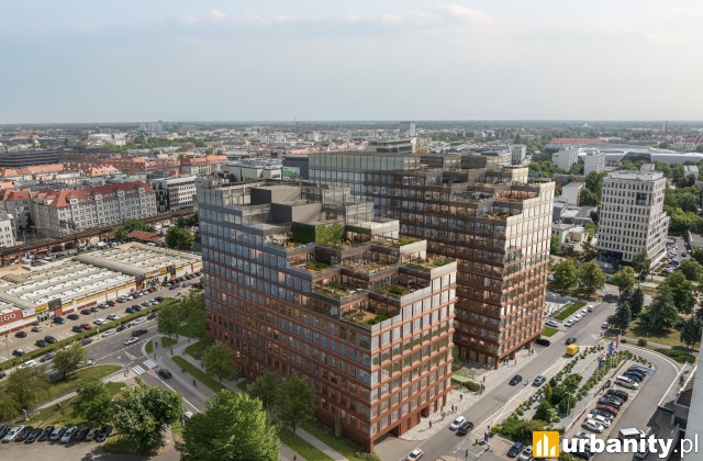 Projekt inwestycji Swobodna Spot we Wrocławiu, wiz. materiały inwestora