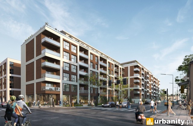 Tuwima Apartments w Nowym Centrum Łodzi, wiz. materiały prasowe