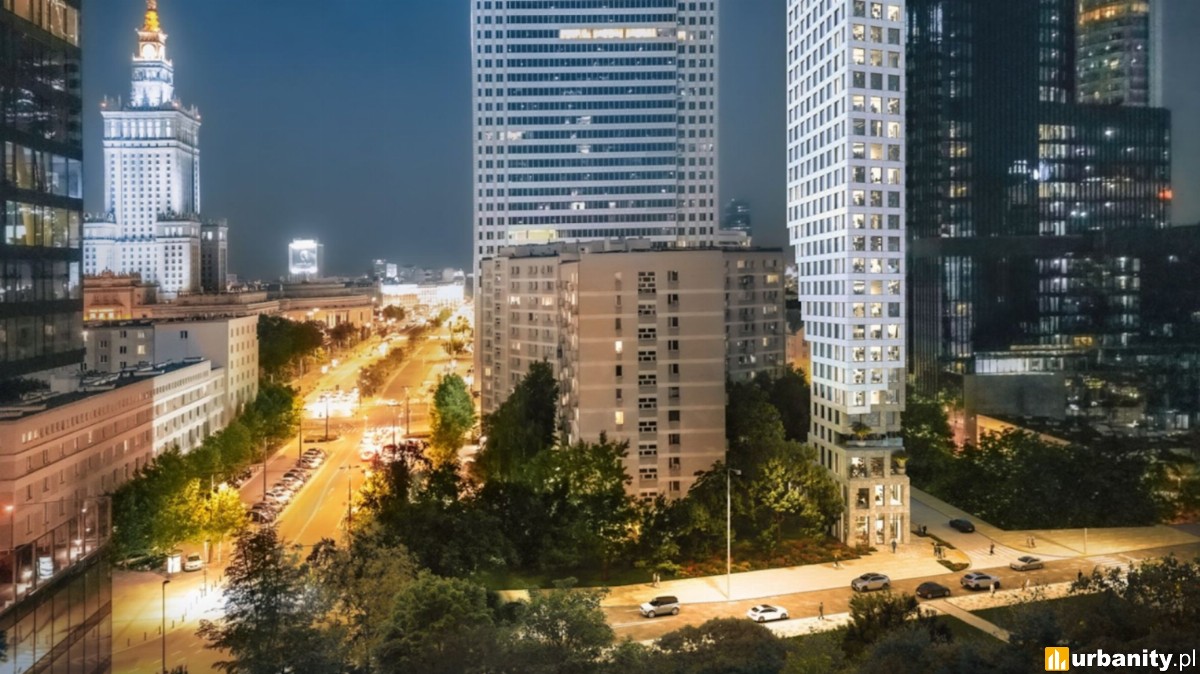 Takiego wieżowca jeszcze Warszawa nie miała. Zaoferuje mieszkania z widokiem na cztery strony świata