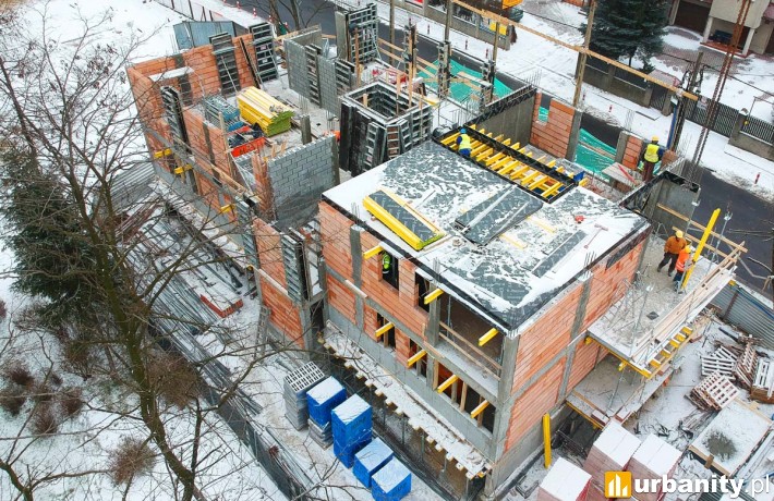 Postęp prac na budowie krakowskiego projektu firmy Sawa Apartments