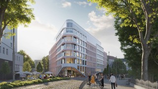 Na trójkątnej działce w centrum Poznania powstaje inwestycja w standardzie 4-gwiazdkowego hotelu